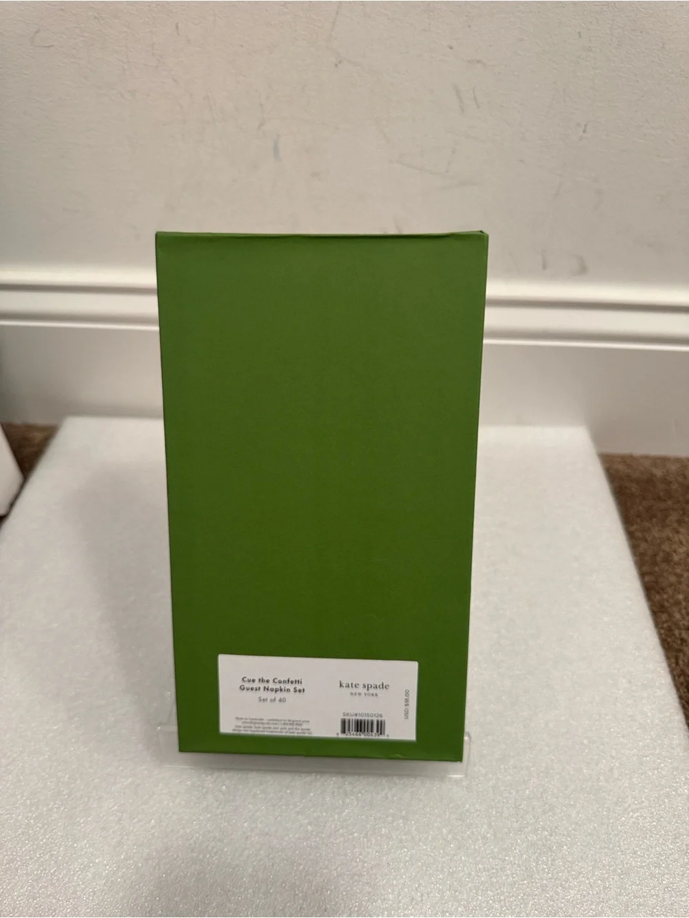 Kate spade cue the confetti set of 40 guest napkins NIP